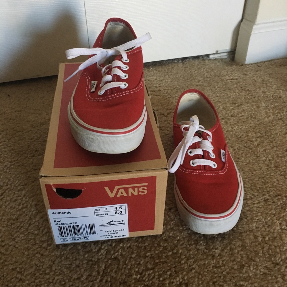 Red vans